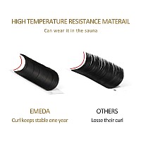 Emeda Easy Fan Volume Lash Extensions 005Mm C Curl 13Mm Auto Self Fanning Rapid Flowering Blooming Flower Eyelash Extension 2D