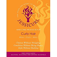 Jessicurl Aloeba Daily Conditioner For Curly Hair Island Fantasy 16 Fl Oz Leave In Conditioner And Hair Detangler For Fine H