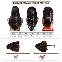 Caliee Afro Kinky Curly Clip In Hair Extensions For Black Women3C 4A Real Remy Human Hair Clip In Extensions Natural Black Colo