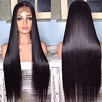 Hermosa 12A 13X4 Hd Lace Front Human Hair Wigs Pre Plucked With Baby Hair 220 Density Brazilian Straight Wigs Human Hair For Wo