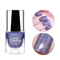 Ownest Holographic Nail Polish Gorgeous Glossy Holographic Halo Glitter Polish Nail Art Nail Pigment Diamond Laser Nail Polish