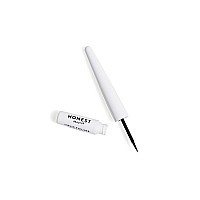 Honest Beauty Longlasting Vegan Liquid Eyeliner Smudge + Flake Proof, Precise Application Hypoallergenic, Plant-Derived, EWG Verified + Cruelty Free Black, 0.58 fl oz