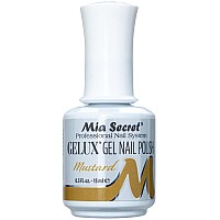 Mia Secret Gelux Soakoff Gel Nail Polish Color Mustard Gel Polish Cured With Nail Lamp Esmaltes Para Uas En Gel De Larga Du