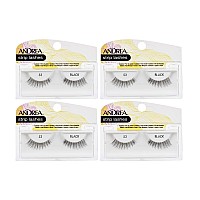 Andrea False Lashes Style 53 Black 4 Pairs