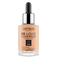 Catrice Hd Liquid Coverage Foundation High Natural Coverage Vegan Cruelty Free 038 Honey Beige