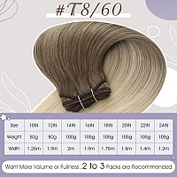 Full Shine Weft Hair Extensions Human Hair Sew In Hair Extensions For Women Balayage Hair Extensions Weft Human Hair Extensions