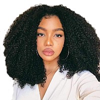 Bly 7A Mongolian Afro Kinky Curly Boho Human Braiding Hair 3 Bundles Unprocessed Hair Weave Weft Big Hair For African American W