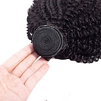 Bly 7A Mongolian Afro Kinky Curly Boho Human Braiding Hair 3 Bundles Unprocessed Hair Weave Weft Big Hair For African American W