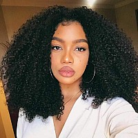 Bly 7A Mongolian Afro Kinky Curly Boho Human Braiding Hair 3 Bundles Unprocessed Hair Weave Weft Big Hair For African American W