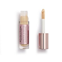 Makeup Revolution Conceal And Define Concealer Full Coverage Matte Finish C55 For Fairlight Skin Tones Vegan Crueltyfr