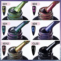 Mobray 9Pcs 9D Cat Eye Gel Nail Polish Setcateye Gel Polish Use For Professional Salon Kituniversal For All Seasons Gel Nail P