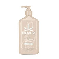 Hempz Smoothing Herbal Body Moisturizer, Koa & Sweet Almond, 17 oz - Hydrating, Lightweight Body Lotion for Women and Men with 100% Pure Hemp Seed Oil, Shea Butter - Premium Vegan Lotion for Dry Skin