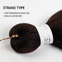 26 Inch Unfold 52 8 Packs Authentic Braiding Hair Pre Stretched Beasy Ez Braid Synthetic Soft Yaki Crochet Braid Hot Wat