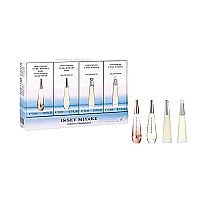 Leau Dissey Miniatures Set By Issey Miyake For Women - 4 Pc Mini Gift Set 4X35 Ml Leau Dissey Edp, Leau Dissey Edt, Leau Dissey Pure Edp, Leau Dissey Pure Nectar Edp