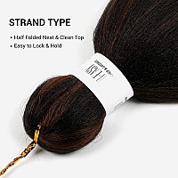 26 Inch Unfold 52 8 Packs Authentic Braiding Hair Pre Stretched Beasy Ez Braid Synthetic Soft Yaki Crochet Braid Hot Wate