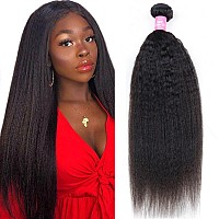 Odir Kinky Straight Bundles Human Hair Unprocessed 8A Brazilian Yaki Straight Virgin Hair 1 Bundle Remy Sew In Hair Extensions N