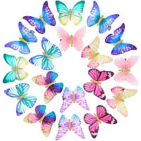 Butterfly Hair Clips Glitter Barrettes Butterfly Snap Hair Clips For Teens Women Girls Hair Accessoriesclassic