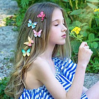 Butterfly Hair Clips Glitter Barrettes Butterfly Snap Hair Clips For Teens Women Girls Hair Accessoriesclassic