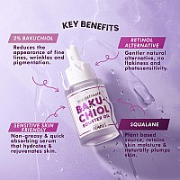 Handmade Heroes 2 Bakuchiol Booster Oil With Sugarcane Squalane All Natural Retinol Alternative For Radiant And Line Smoothing