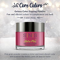 Sns Nail Dip Powder Gelous Color Dipping Powder Flirty Pinkfuchsia Cream Longlasting Dip Nail Color Lasts 14 Days Lo