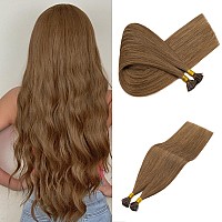 18 Inches I Tip Remy Human Hair Extensions 100 Strandspack Pre Bonded Keratin Stick Tipped Hair Extensions Cold Fusion Hair Pie