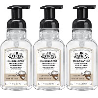 Jr Watkins Foaming Hand Soap For Bathroom Or Kitchen Scented Usa Made And Cruelty Free 9 Fl Oz Coconut 3 Pack