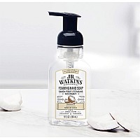 Jr Watkins Foaming Hand Soap For Bathroom Or Kitchen Scented Usa Made And Cruelty Free 9 Fl Oz Coconut 3 Pack