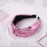 Mhdgg Glitter Knotted Headbands For Women1Pcs Wide Headbands Knot Turban Headband Hair Band For Women Headwear Barrette Styling