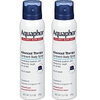 Aquaphor Ointment Body Spray Moisturizes And Heals Dry Rough Skin 37 Oz Spray Can 2 Pack