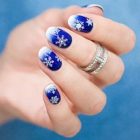 1500 Patterns Christmas Nail Art Stickers Decals Kalolary Selfadhesive Nail Stickers Santa Claus Snowflake Snowman Christmas