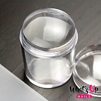 Whats Up Nails Jumbo Clear Stamper Scraper For Stamped Nail Art Design