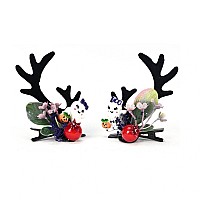 Toecwegr Christmas Reindeer Antlers Headband Hair Clips Hair Hoop Girl Holiday Beauty Headdress