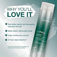 Joico JoiFULL Volumizing Shampoo for Fine Hair, 10.1 Fl