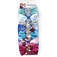 Frozen 2 Girls 7 Small Bow Bundle Hair Bows For Girls Ages 3