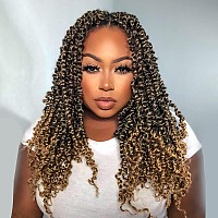 Rosdina Passion Twist Hair 24 Inch 7 Packs Water Wave Crochet Hair Spring Twist For Butterfly Locs Or Passion Twists Crochet H