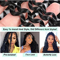 Rosdina Passion Twist Hair 14 Inch 7 Packs Ombre Blonde Shoulder Length Bohemian Hair For Passion Twist Crochet Hair Butterfly