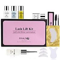 PINKZIO Lash Lift Kit, Professional Eyelash Perm Kit, Safe Perming Wave, Semi-Permanent Lash curling for Salon