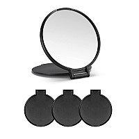 Compact Mirror Bulk Round Makeup Mirror for Purse, Set of 3, 2.6