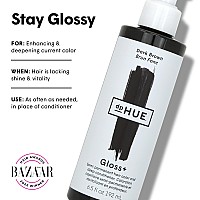 dpHUE Gloss+, Dark Brown - 6.5 oz - Semi-Permanent Hair Color & Conditioner - Paraben, SLS & SLES Sulfate Free - Vegan, Leaping Bunny Certified