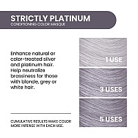 Aloxxi Instaboost Platium Color Depositing Conditioner Mask Instant Temporary Hair Color Dye Hair Color Masque For Deep Cond