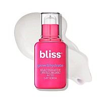 Bliss Glow Hydrate Serum Niacinamide Hyaluronic Acid Improves Dullness Hydrates Replenishes Defends Skin Lightwei