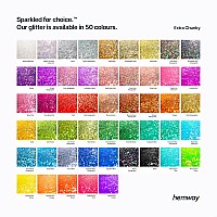 Hemway Eco Friendly Biodegradable Glitter 100G 35Oz Bio Cosmetic Safe Sparkle Vegan For Face Eyeshadow Body Hair Nail And