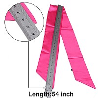 Leeven 1 Pcs Pink Wig Grip Band Silky Satin Edge Laying Scarves For Women Satin Wrapping Scarf For Lace Frontal Wigs Non Slip Ha