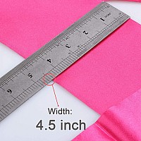 Leeven 1 Pcs Pink Wig Grip Band Silky Satin Edge Laying Scarves For Women Satin Wrapping Scarf For Lace Frontal Wigs Non Slip Ha