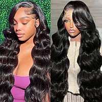 Larhali 210 Density 13X6 Lace Front Wig Human Hair Body Wave Hd Transparent Lace Front Wigs Human Hair 18Inch Lace Frontal Wig