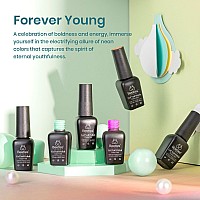 Beetles Gel Nail Polish Set 6 Colors Neon Green Gel Polish Manicure Nail Art Diy Home Gifts For Women Girls Rainbow Nails