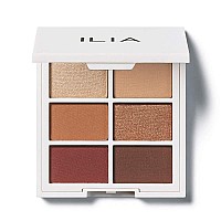 Ilia The Necessary Eyeshadow Palette Crueltyfree Vegan Talcfree Matte Satin Metallic Highly Pigemented Blendable F