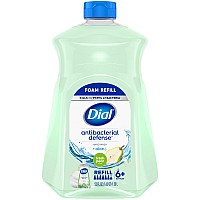 Dial Antibacterial Foaming Hand Soap Refill Fresh Pear 52 Fl Oz