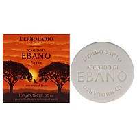 L'Erbolario Ebony Soap, 3.5 Oz - Natural Ingredients,