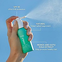 Coola Organic Scalp Spray Hair Sunscreen Mist With Spf 30 Dermatologist Tested Hair Care For Daily Protection Vegan And Glut